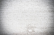 White Brick Wall Texture For Background,Ready For Product Display Montage.