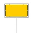 © agrus - yellow road sign isolated on white background