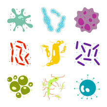 Bacteria And Germs Set