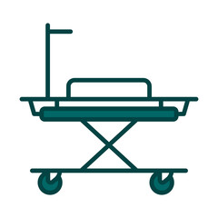 Poster - Medical Stretcher Icon