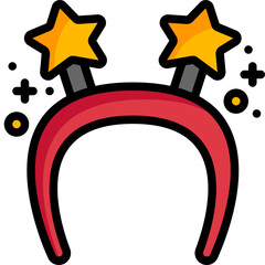 Wall Mural - headband line icon