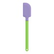 © nsit0108 - Rubber spatula icon cartoon vector. Grill spoon. Fork tool