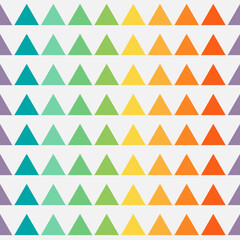 Wall Mural - colorful triangles geometric seamless pattern.