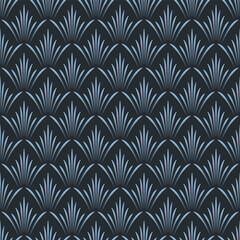 Art deco trellis seamless pattern vector graphic design. Geometric wallpaper interior pattern
