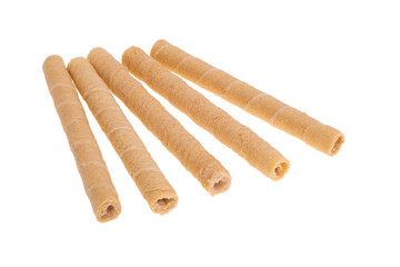 Canvas Print - wafer rolls isolated