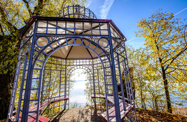 Canvas Print - old pavilion at a park