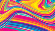 Abstract colorful background with multicolor swirl tape. Vector graphics
