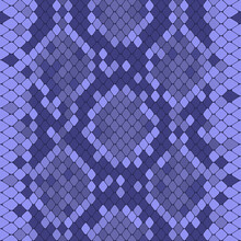 Seamless Pattern Snake Print In Very Peri Color