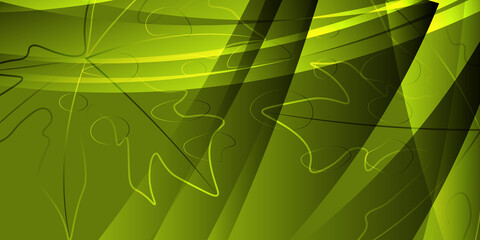 abstract background with leaves