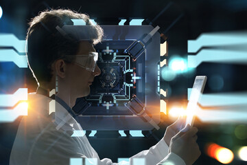 Wall Mural - innovative technologies in science and medicine