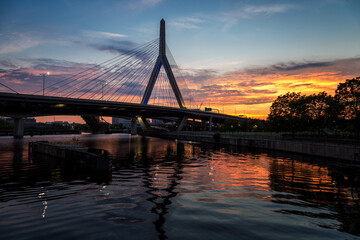 Wall Mural - Zakim Bridge in Boston Massachusetts