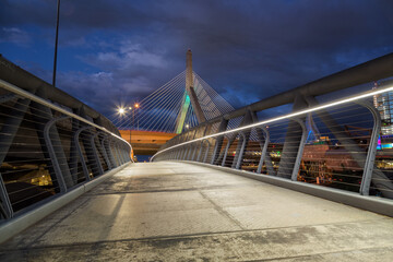 Wall Mural - Zakim Bridge in Boston Massachusetts