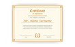 Certificate of achievement or diploma template