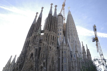 Wall Mural - Detail of the Sagrada Familia Basilica of Barcelona