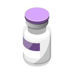 Poster - Isometric Pills Bottle