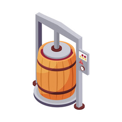 Sticker - Wine Production Icon