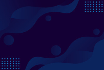 Poster - abstract style horizontal background design for business blue color. template design for wallpaper.