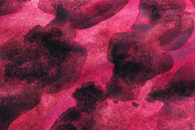 Abstract Watercolor Background In Burgundy Colors