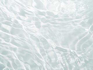 blurred ripple water texture on white background. shadow of water on sunlight. mockup for product, s