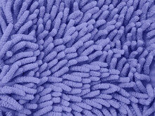 Blue Violet Fluffy Microfiber Mop Texture