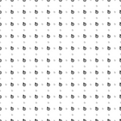 Poster - Square seamless background pattern from geometric shapes are different sizes and opacity. The pattern is evenly filled with black goal symbols. Vector illustration on white background