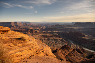 Wall Mural - Evening Light Warms The Rocks On Dead Horse Point State Park