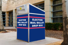 Election Mail Ballot Drop Box .