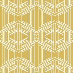 Poster - abstract seamless pattern in art deco style.