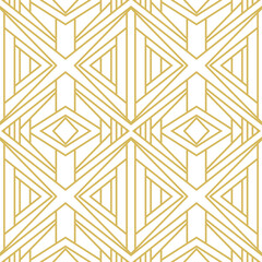 Poster - abstract seamless pattern in art deco style.