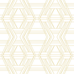 Poster - abstract seamless pattern in art deco style.