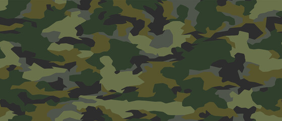 Full seamless military camouflage dark texture skin pattern vector for textile. Usable for Jacket Pants Shirt and Shorts. Dirty army camo masking design for hunting fabric print and wallpaper.