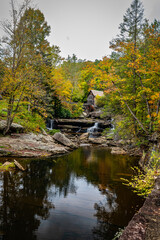 Canvas Print - Glade Creek Grist Mill Babcock State Park West Virginia