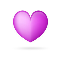 Poster - pink heart illustration