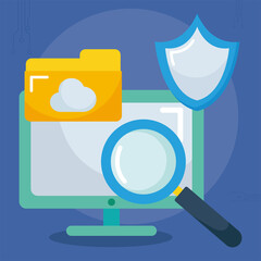 Poster - technology illustration design