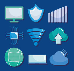 Poster - network and technology devices