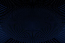 Abstract Blue Pattern On Dark Background