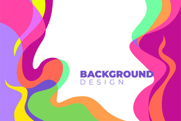 Background design template vector