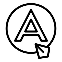 Poster - Writing digital book icon outline vector. Study education. Mobile media