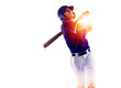 © Tom Wang - Baseball player hitter in action and concepts