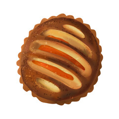 Sticker - Realistic Biscuit Illustration