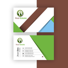 Wall Mural - Real Estate Business Card Set- Creative and Clean Business Card Template.