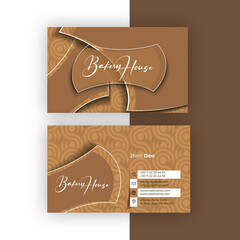 Wall Mural - Bakery House Business Card Set- Creative and Clean Business Card Template.
