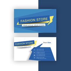 Wall Mural - Fashion Store Business Card Set- Creative and Clean Business Card Template.