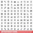 © ylivdesign - 100 business icons set, outline style