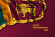 Sri Lanka independence day greetings card
