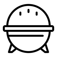 Poster - Snack container icon outline vector. Food package