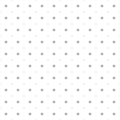 Poster - Square seamless background pattern from black vision symbols are different sizes and opacity. The pattern is evenly filled. Vector illustration on white background