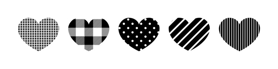 Wall Mural - heart vector symbol. vector illustration