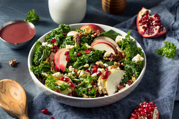 Poster - Homemade Autumn Pomegranate Apple Salad