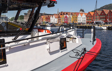 Canvas Print - Bergen port